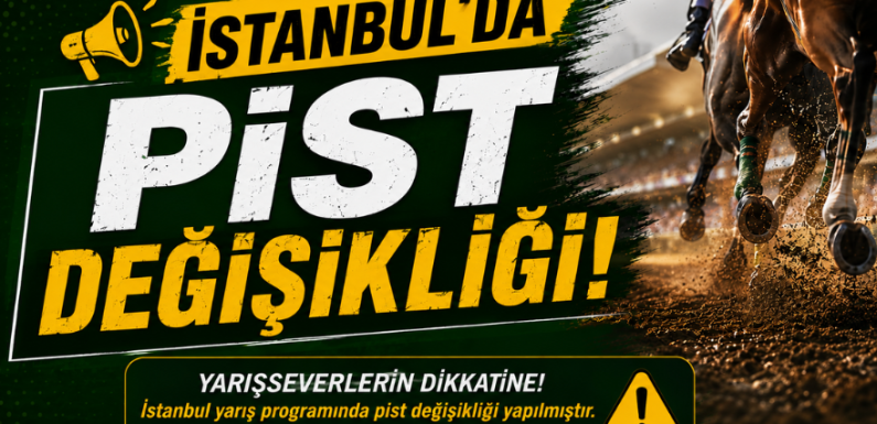 İstanbul’da Çim Koşuları Sentetik Piste Alındı…
